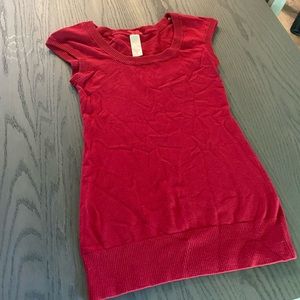 Women’s large red sweater tank